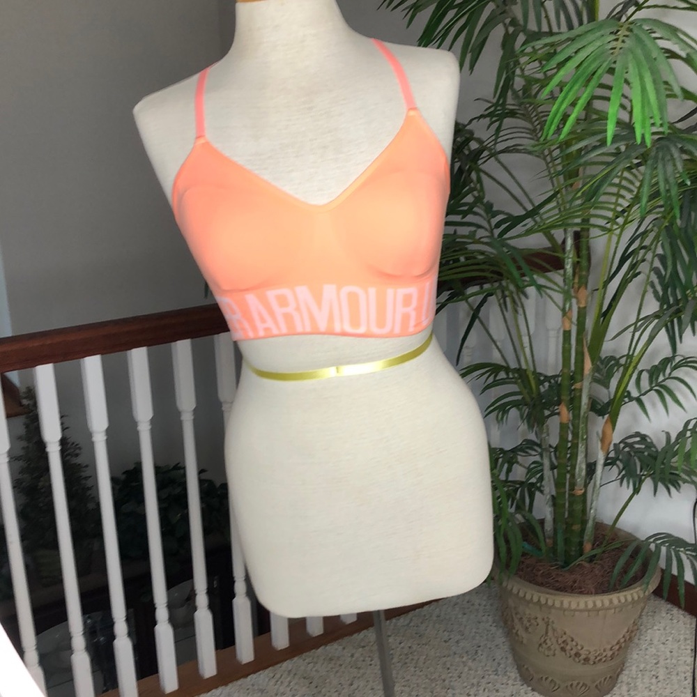 Under Armour orange sports bra